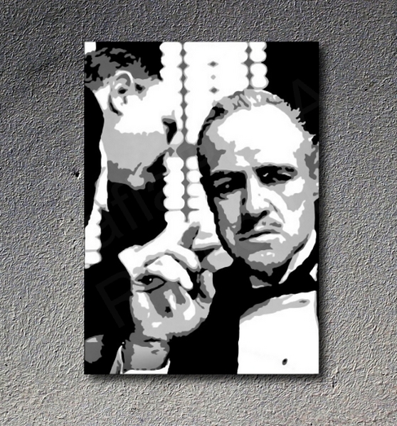 The Godfather- Don Vito Corleone POP ART obraz na stenu