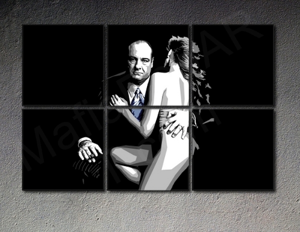 The Sopranos - 6 dielny POP ART obraz na stenu