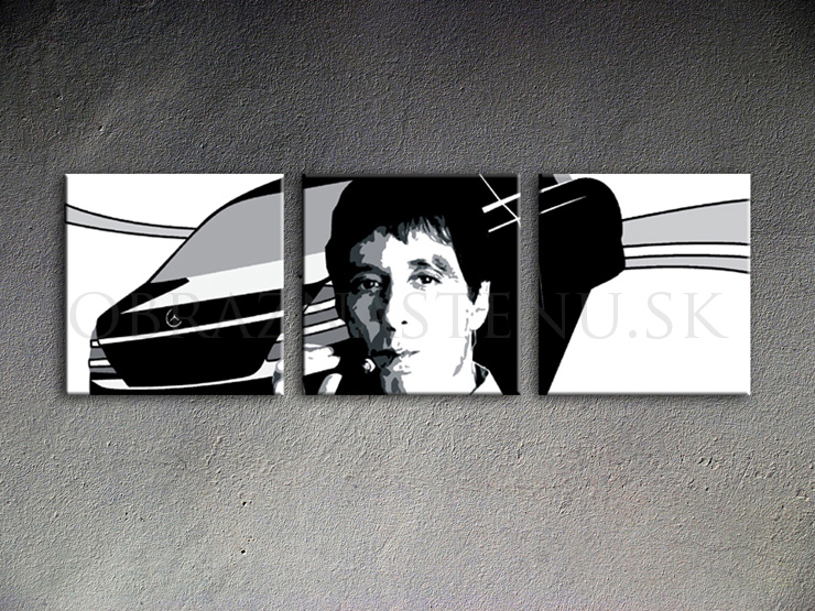 Al Pacino 3 dielny POP ART obraz na stenu