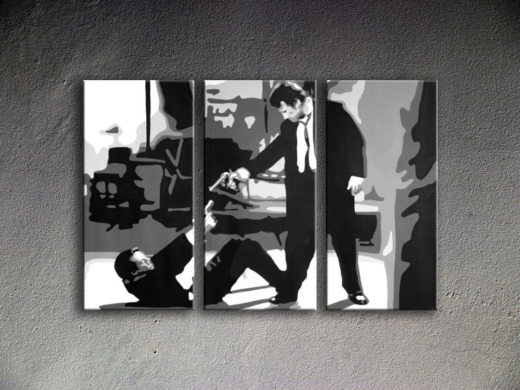 „Reservoir Dogs“ 3 dielny POP ART obraz na stenu