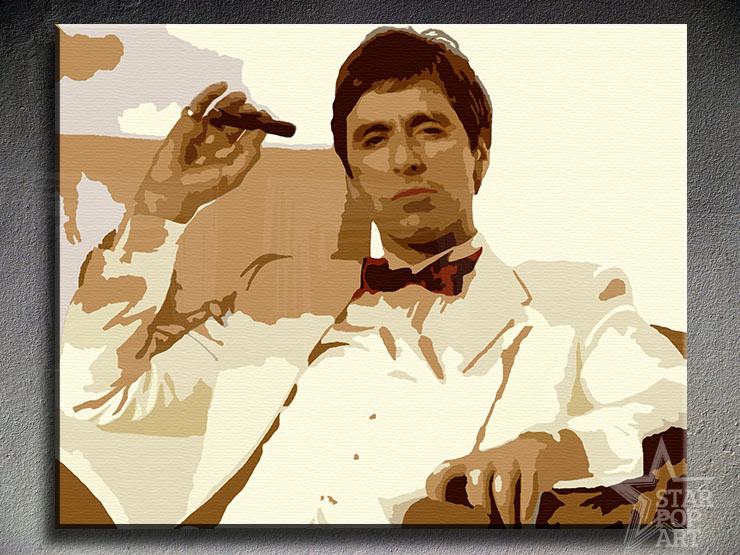 Scarface - AL PACINOr AL PACINO  POP ART obraz na stenu