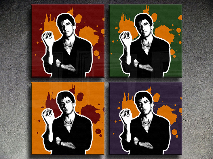 Scarface - Al PACINO  POP ART obraz na stenu