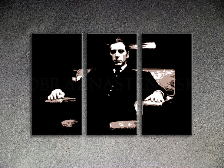 Godfather 3 dielny POP ART obraz na stenu