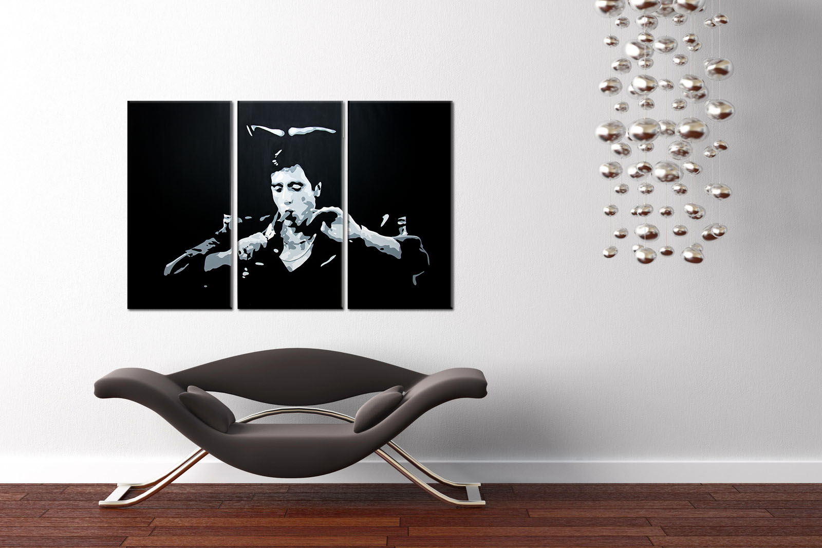 Scarface - AL PACINO 3 dielny POP ART obraz na stenu