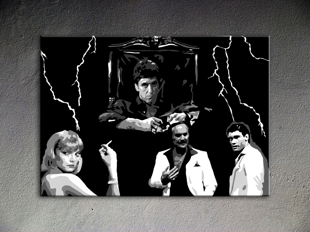 Scarface - AL PACINO POP ART obraz na stenu