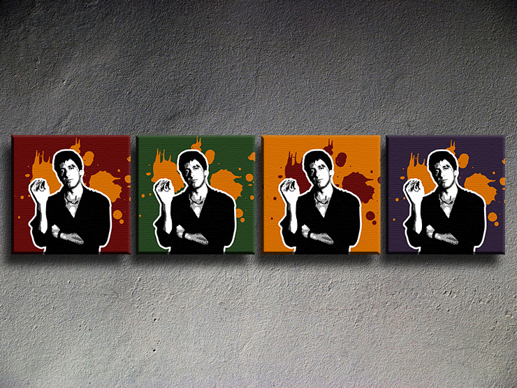 AL PACINO 4 dielny POP ART obraz na stenu