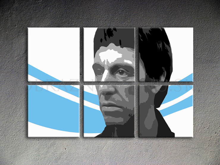 AL PACINO 6 dielny POP ART obraz na stenu