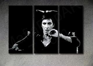 Scarface - AL PACINO 3 dielny POP ART obraz na stenu