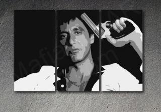 Scarface - AL PACINO 3 dielny POP ART obraz na stenu