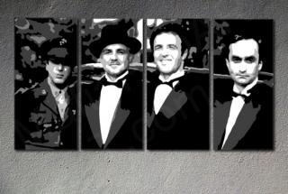 Godfather Corleone Family  4 dielny POP ART obraz na stenu