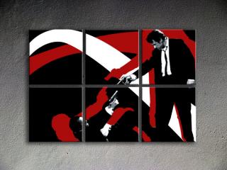 „Reservoir Dogs“ 6 dielny POP ART obraz na stenu